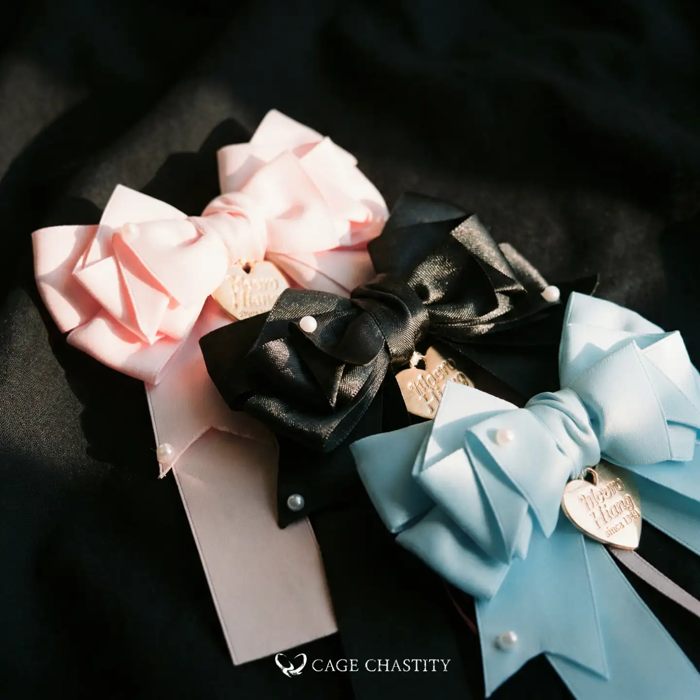 Butterfly Embroidered Lace Strap – Handmade Adjustable Belt with Bell & Bow Options