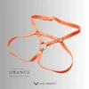 the orange silicone strap