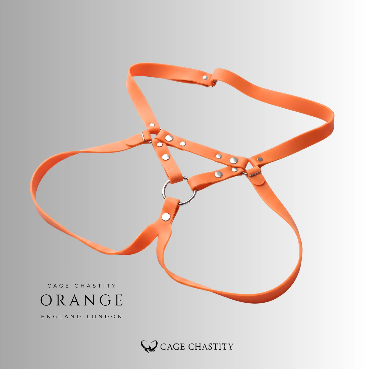 the orange silicone strap