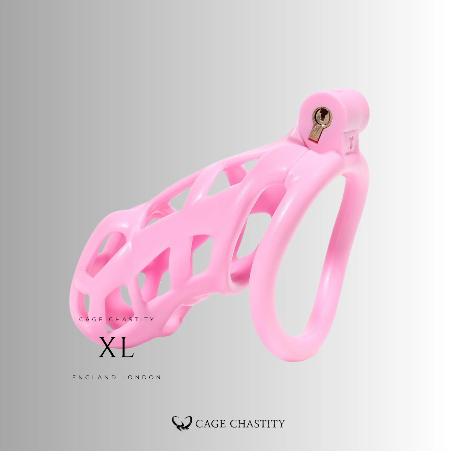 the xl size pink cobra cage side view