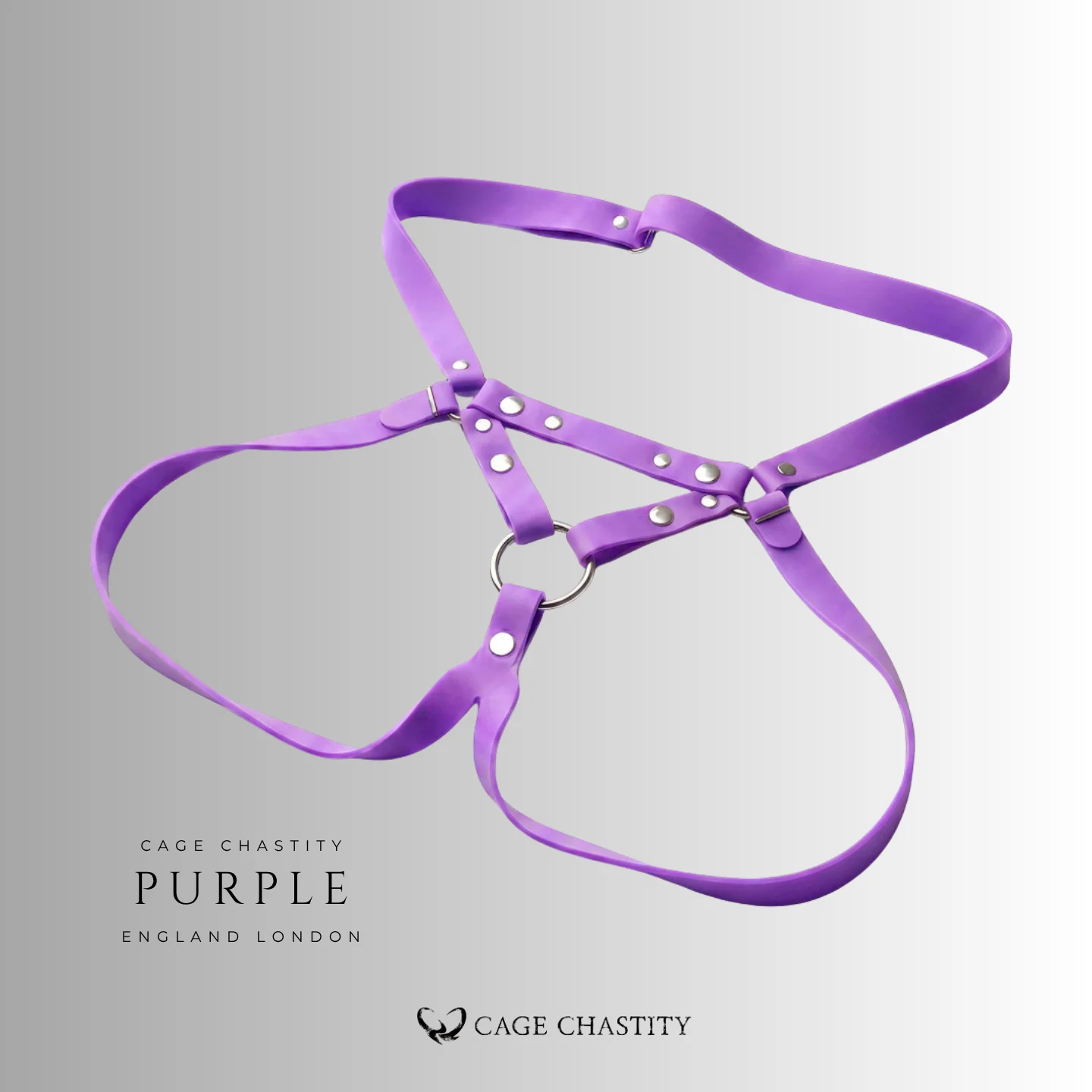the purple silicone strap