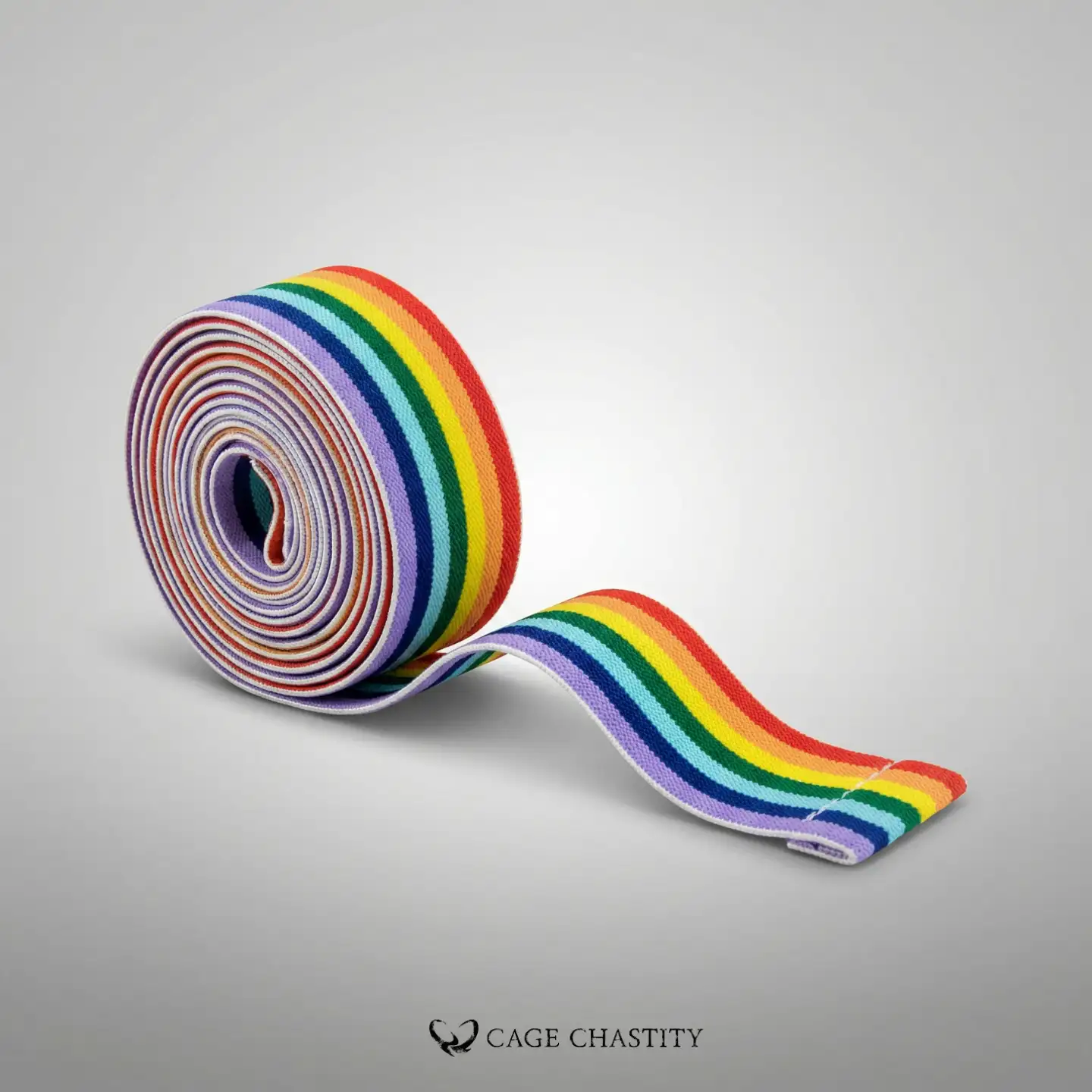 the rainbow belt rolled up