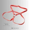 the red silicone strap