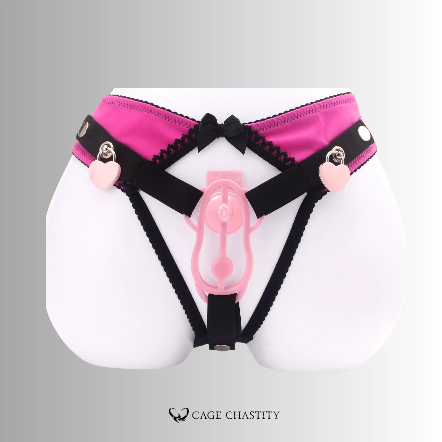 the pink lockable undeerwear with the latest fufu clip