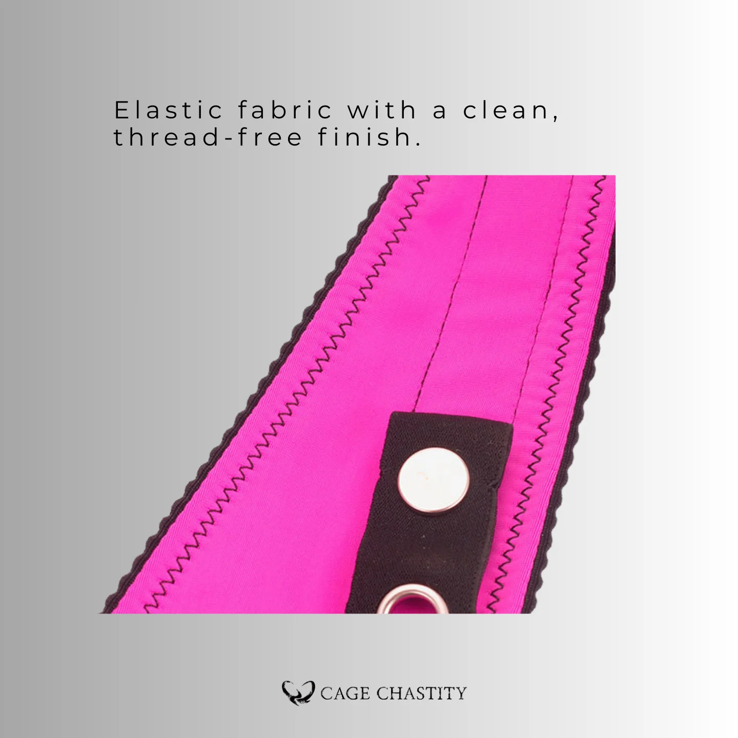 the elastic fabric with clean finish