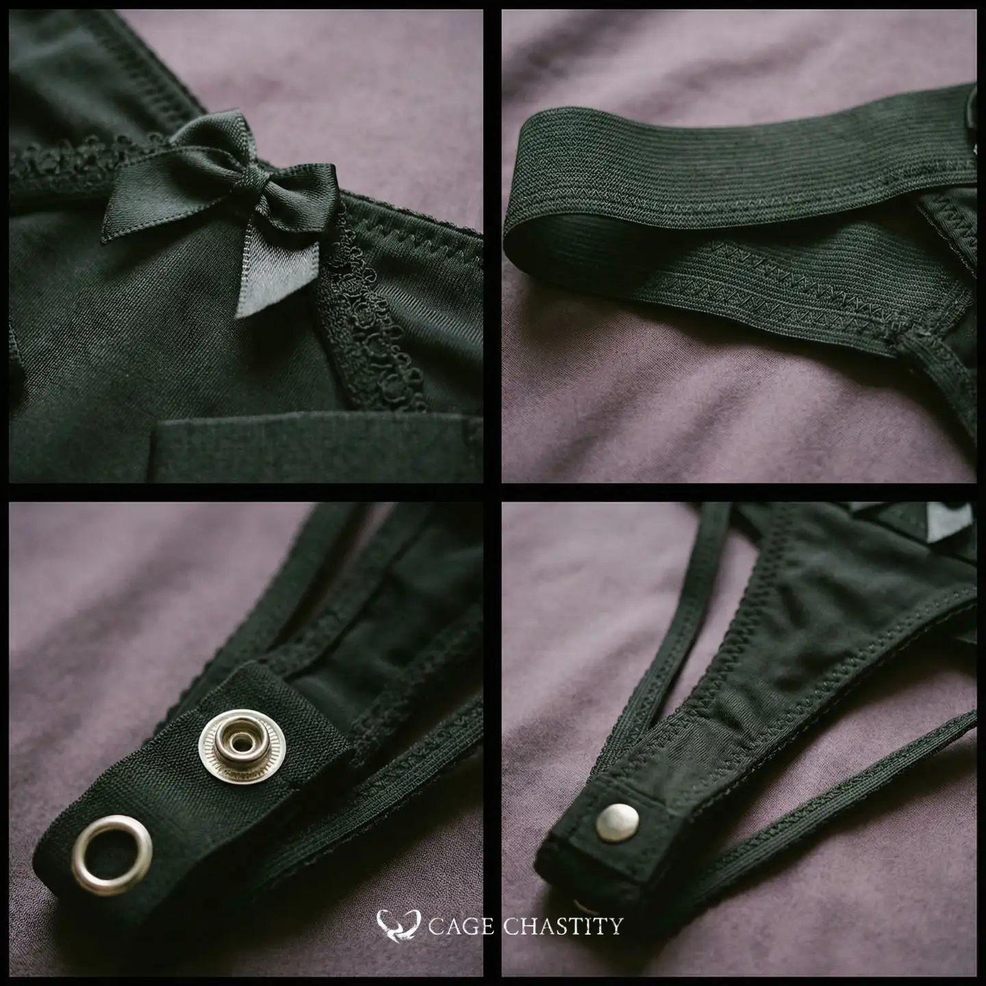 the details of the craftsmanship of the underwear