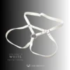 the white silicone strap