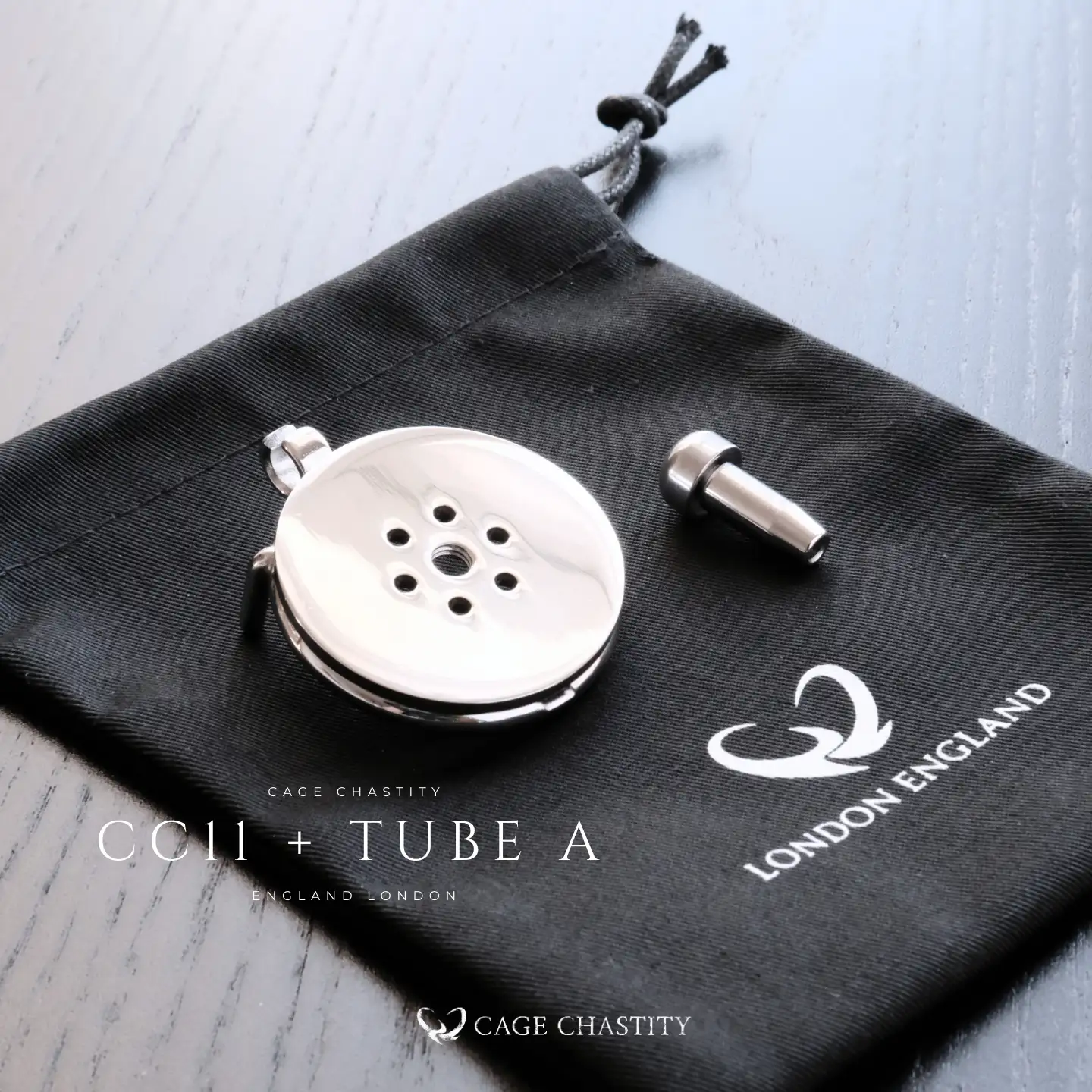 Modular Flat Plate Chastity Cage – CC11 (Threaded Core)