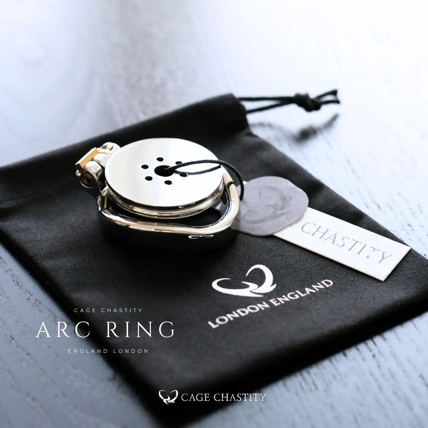 Modular Flat Plate Chastity Cage – CC12 (Open Core)