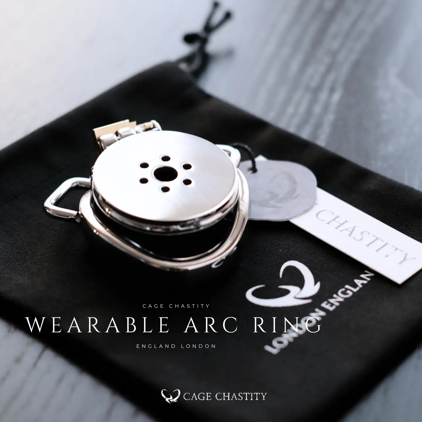 Modular Flat Plate Chastity Cage – CC12 (Open Core)