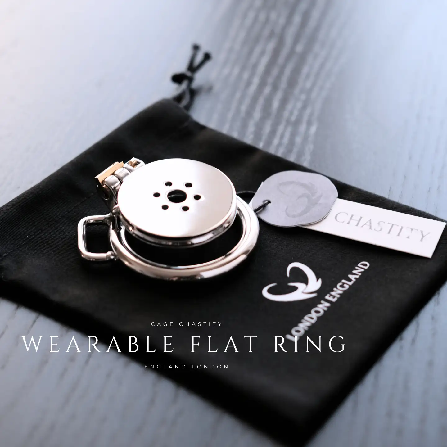 Modular Flat Plate Chastity Cage – CC12 (Open Core)