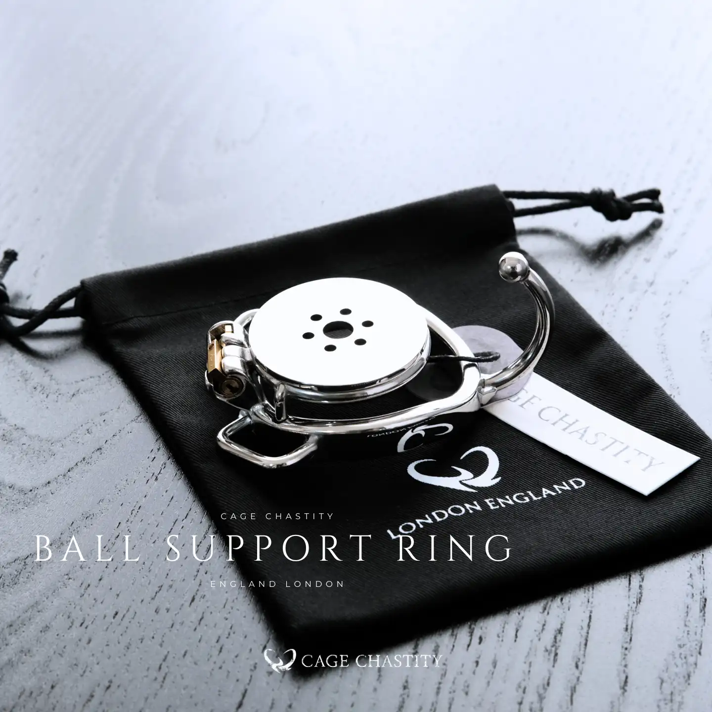 Modular Flat Plate Chastity Cage – CC12 (Open Core)