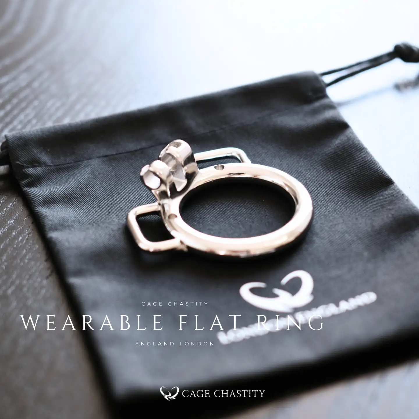 Modular Flat Plate Chastity Cage – CC12 (Open Core)