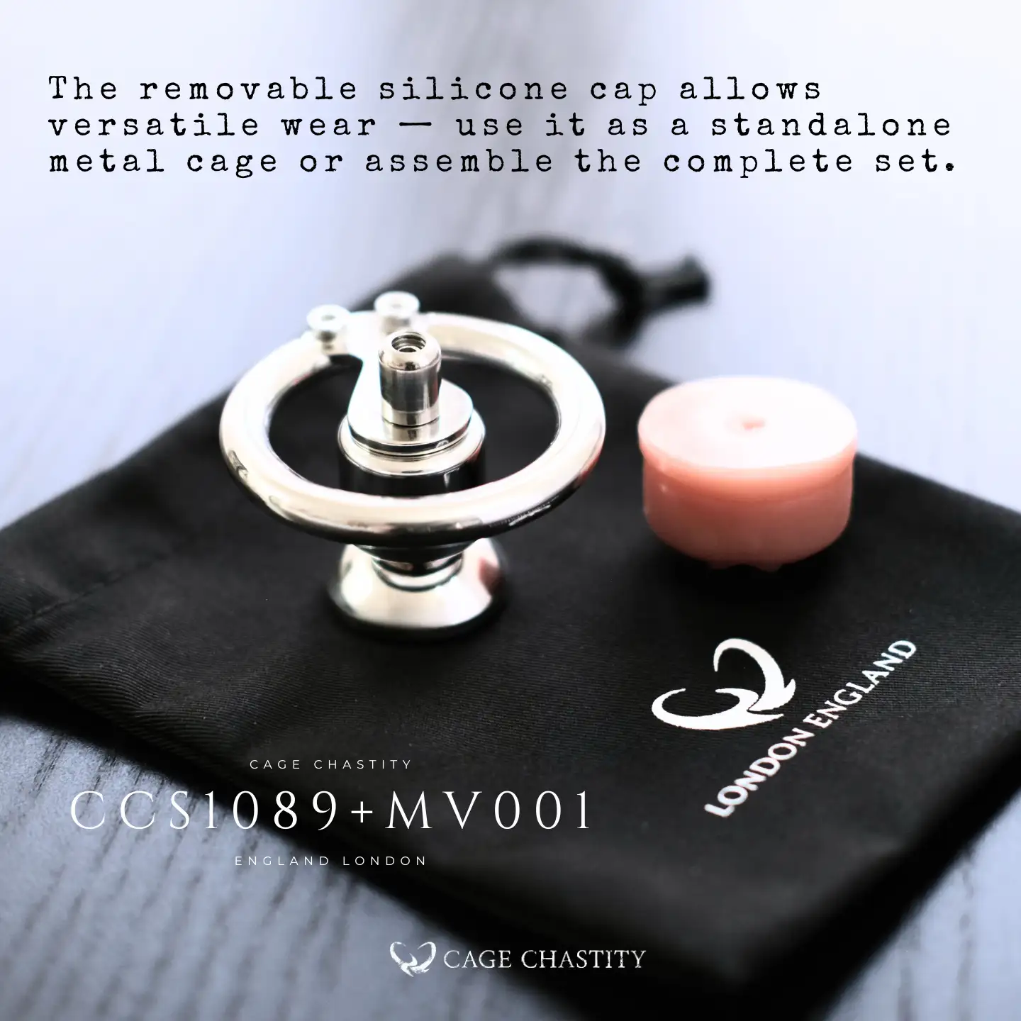 the inside of the removable silicone cap