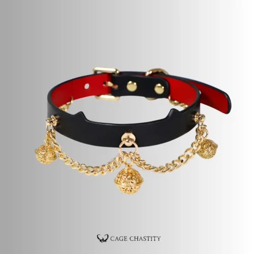 first surrender collar, black and red