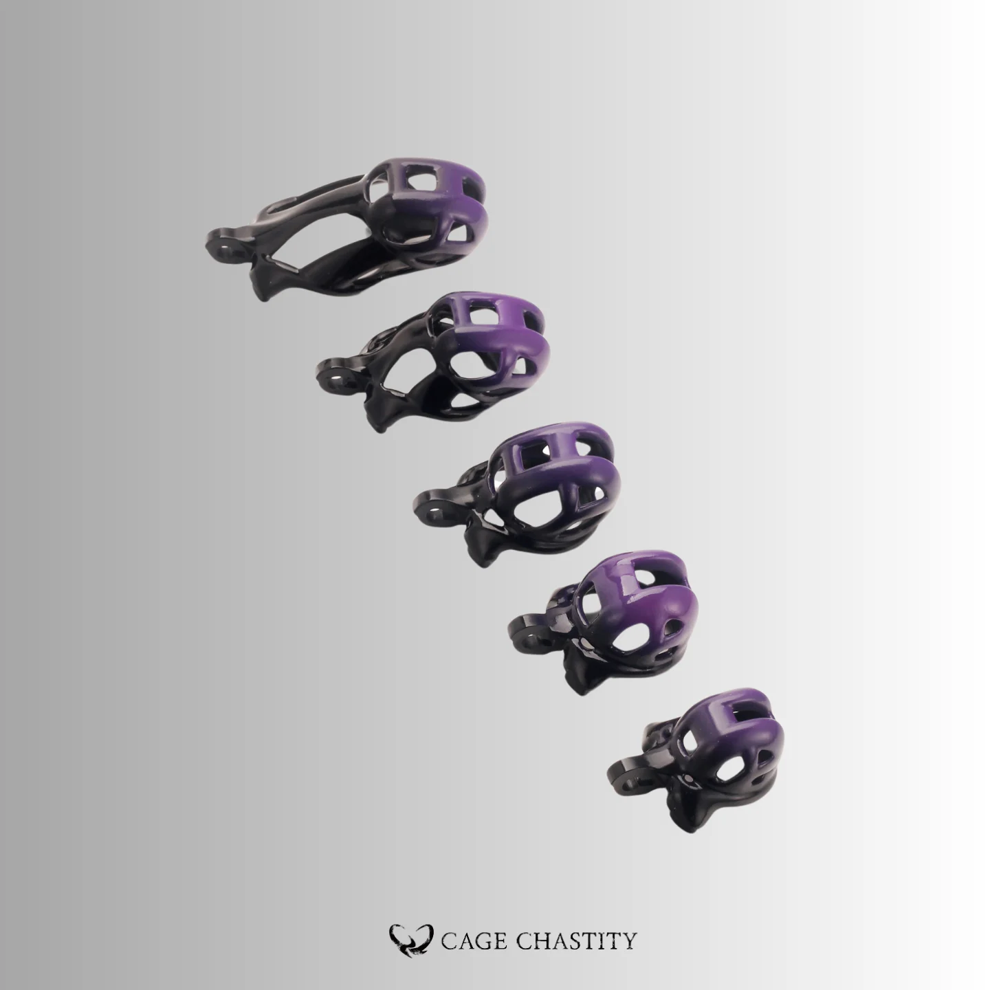 the five different cage tube in line