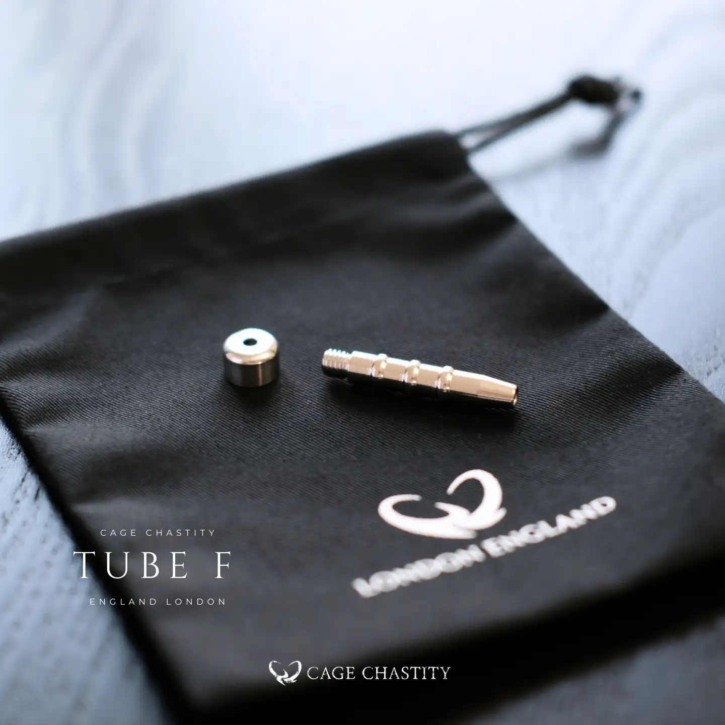 tube f on black cc bag