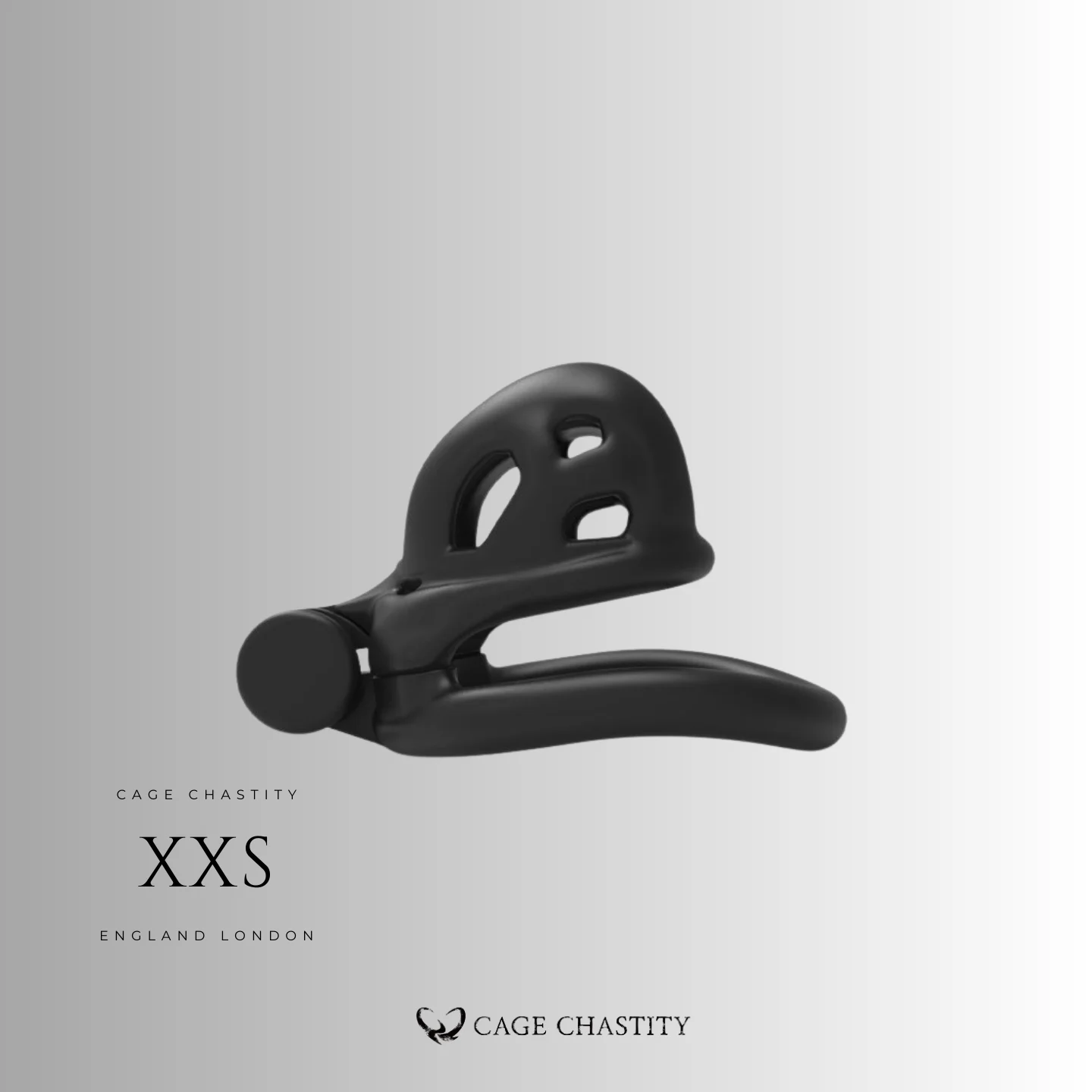 Black Tiny Chastity Cage – 2 Ring Types