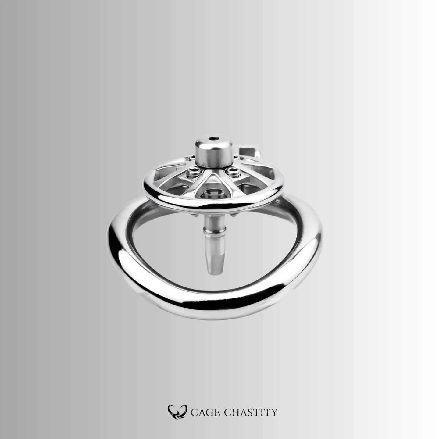 Discipline Flat Chastity Cage – Removable Spikes – CCK1078