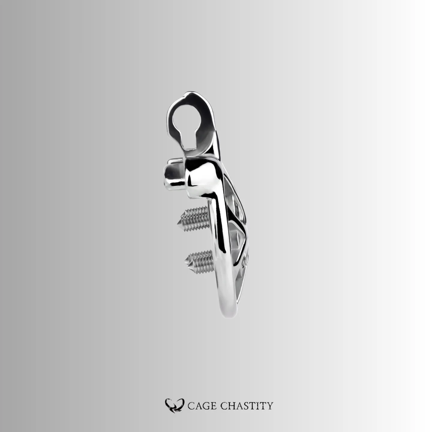 Discipline Flat Chastity Cage – Removable Spikes – CCK1078