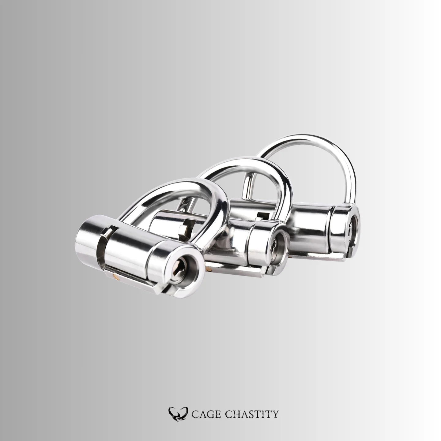 Mini Stainless Steel Chastity Padlock – 3 Sizes