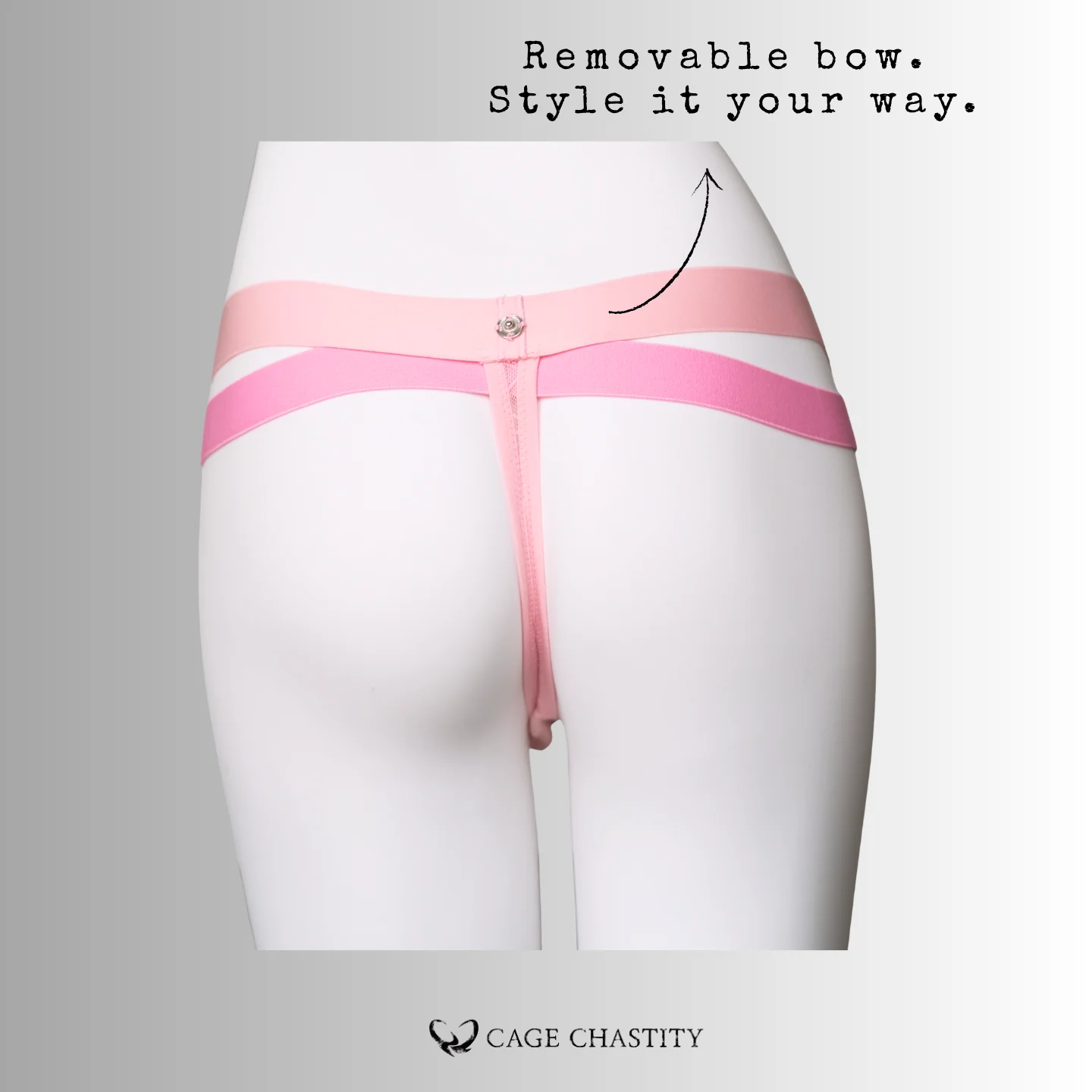 Pink Bow Sissy Panty