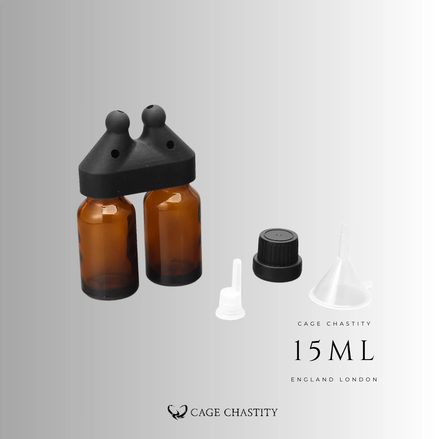 Aroma Sniff Bottle Glass Vial – Single or Dual Bottle