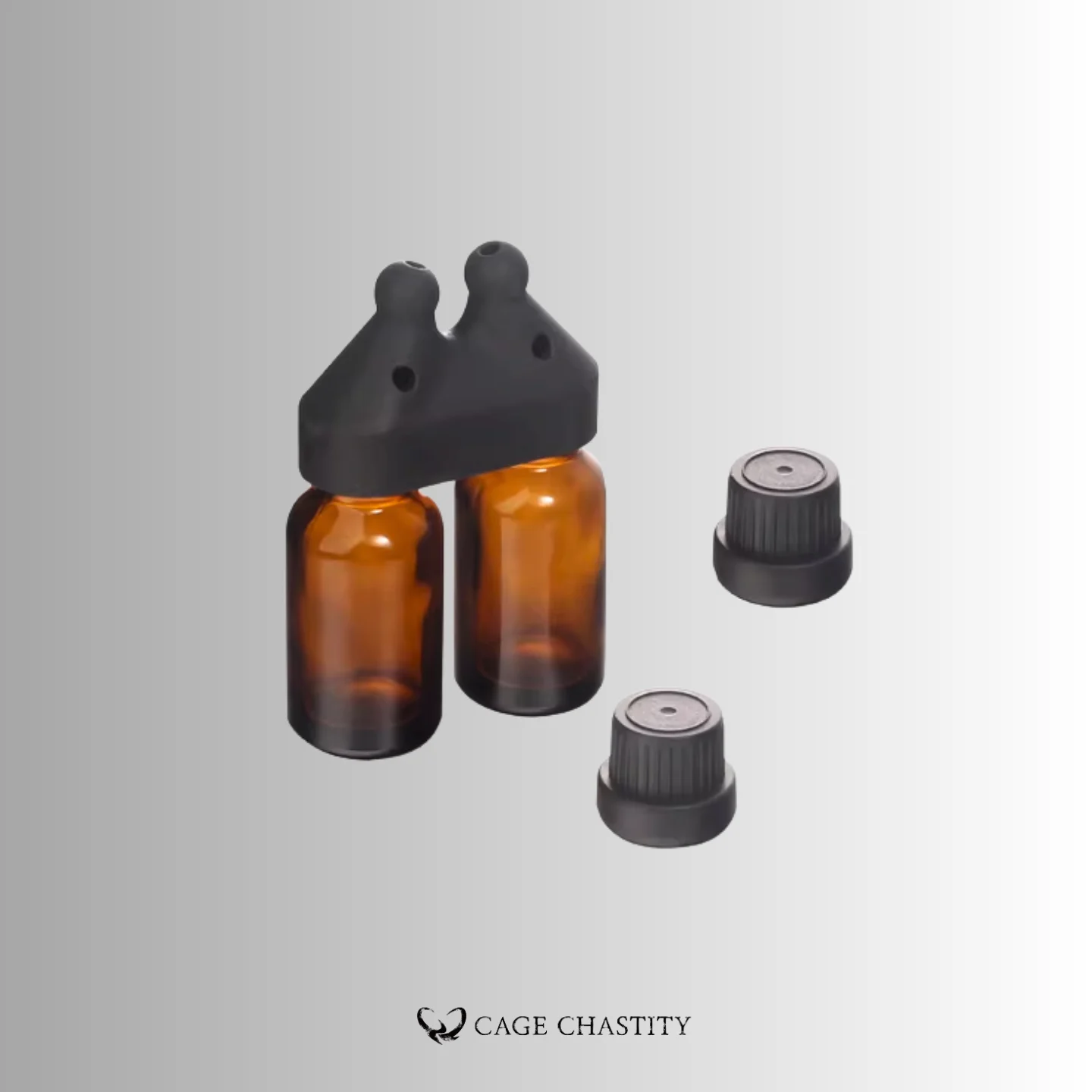 Aroma Sniff Bottle Glass Vial – Single or Dual Bottle