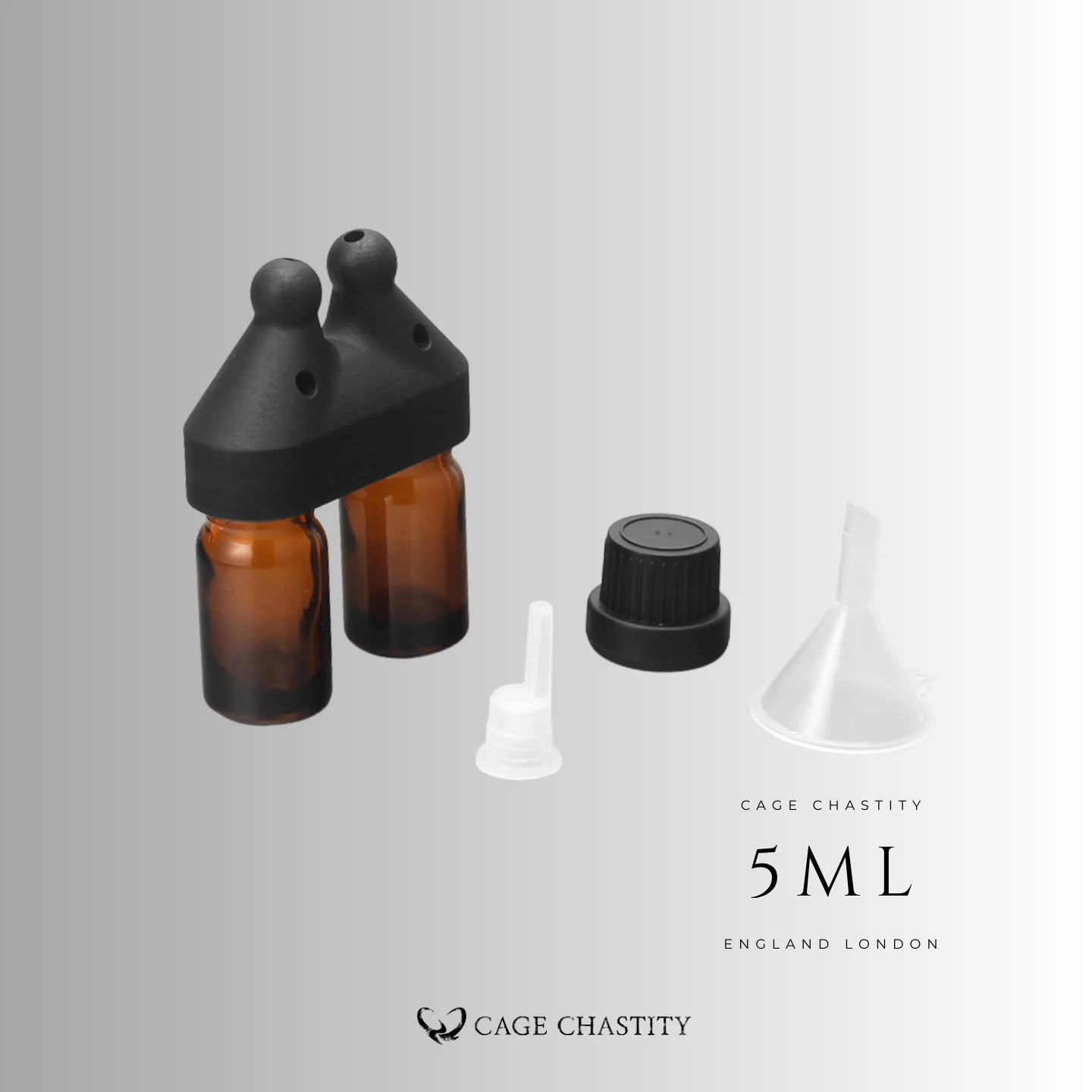 Aroma Sniff Bottle Glass Vial – Single or Dual Bottle