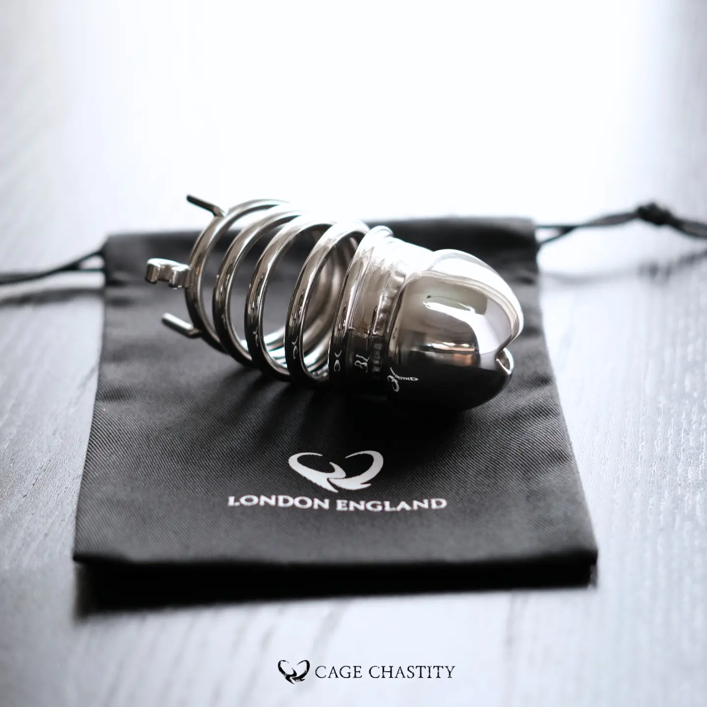 Steel Chastity Cage - CC32