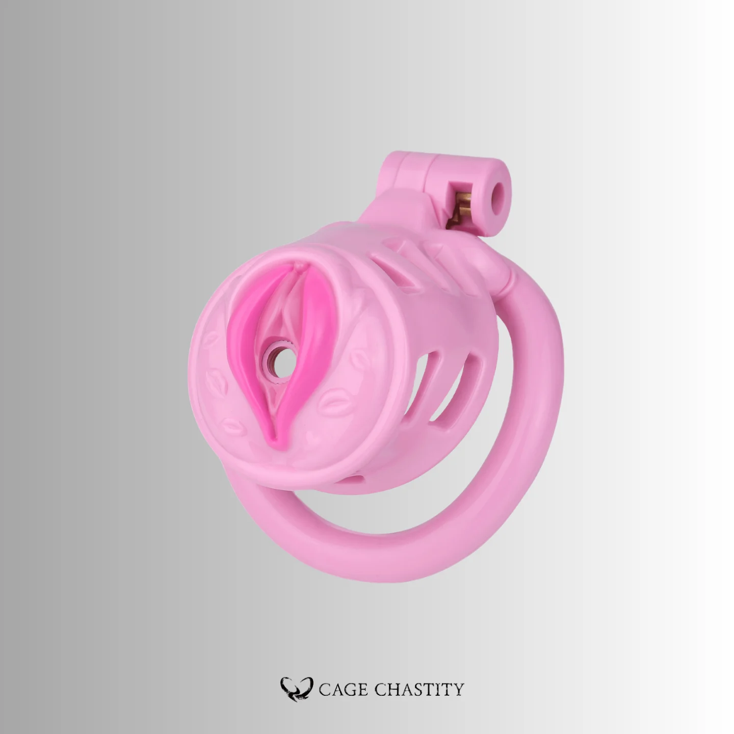 Extended Pussy Chastity Cage – Catheter Option