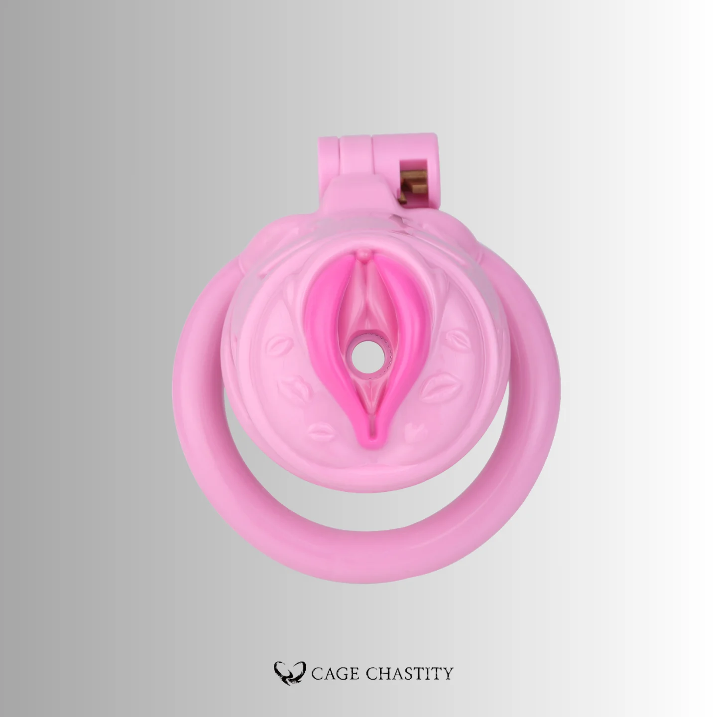Extended Pussy Chastity Cage – Catheter Option