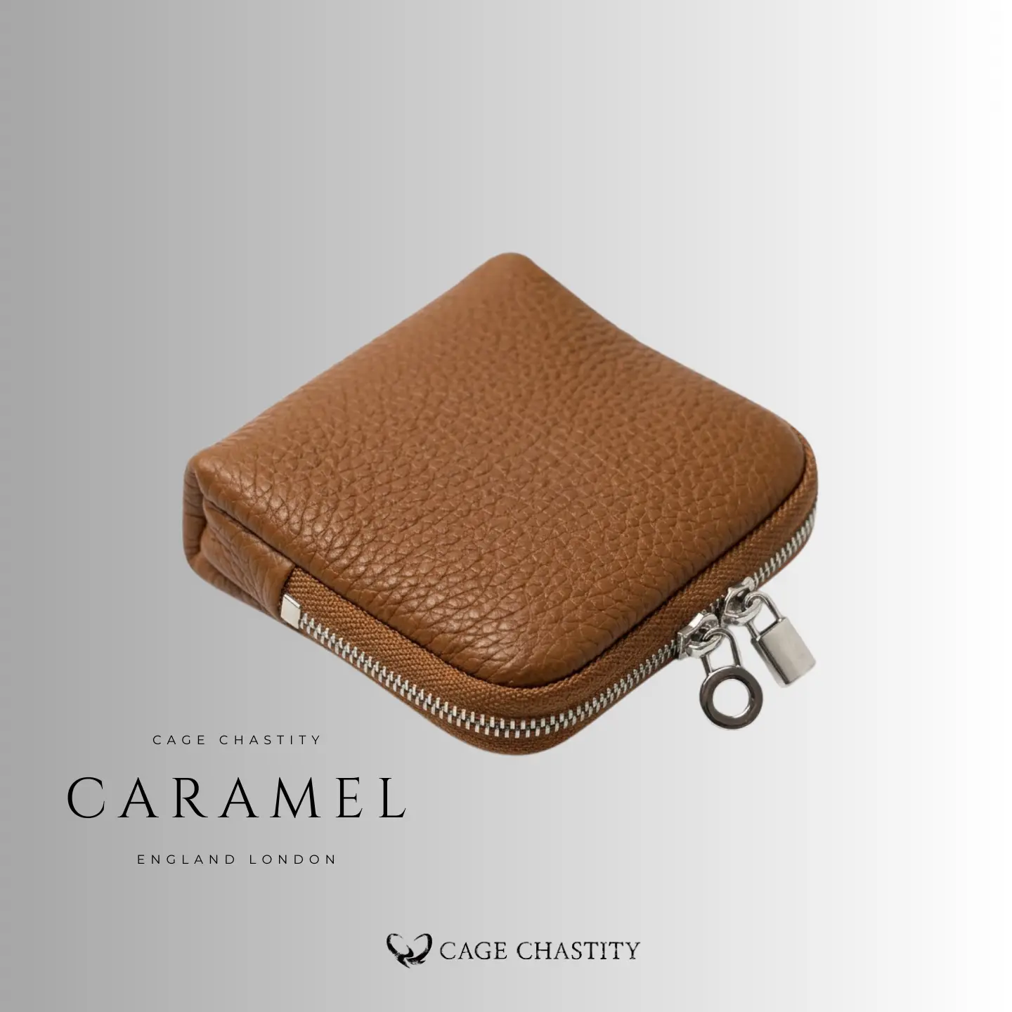 Full-Grain Leather Chastity Storage Case – 6-Compartment Organizer