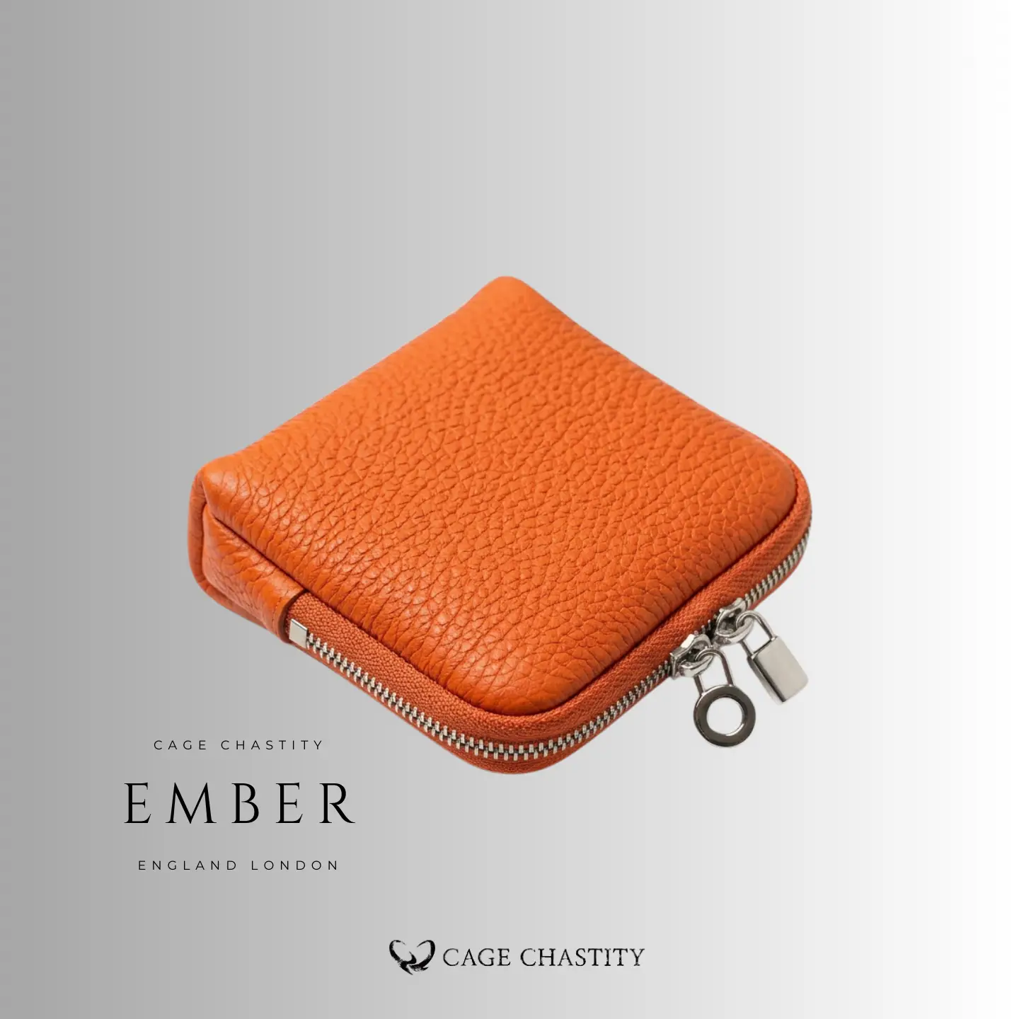 Full-Grain Leather Chastity Storage Case – 6-Compartment Organizer