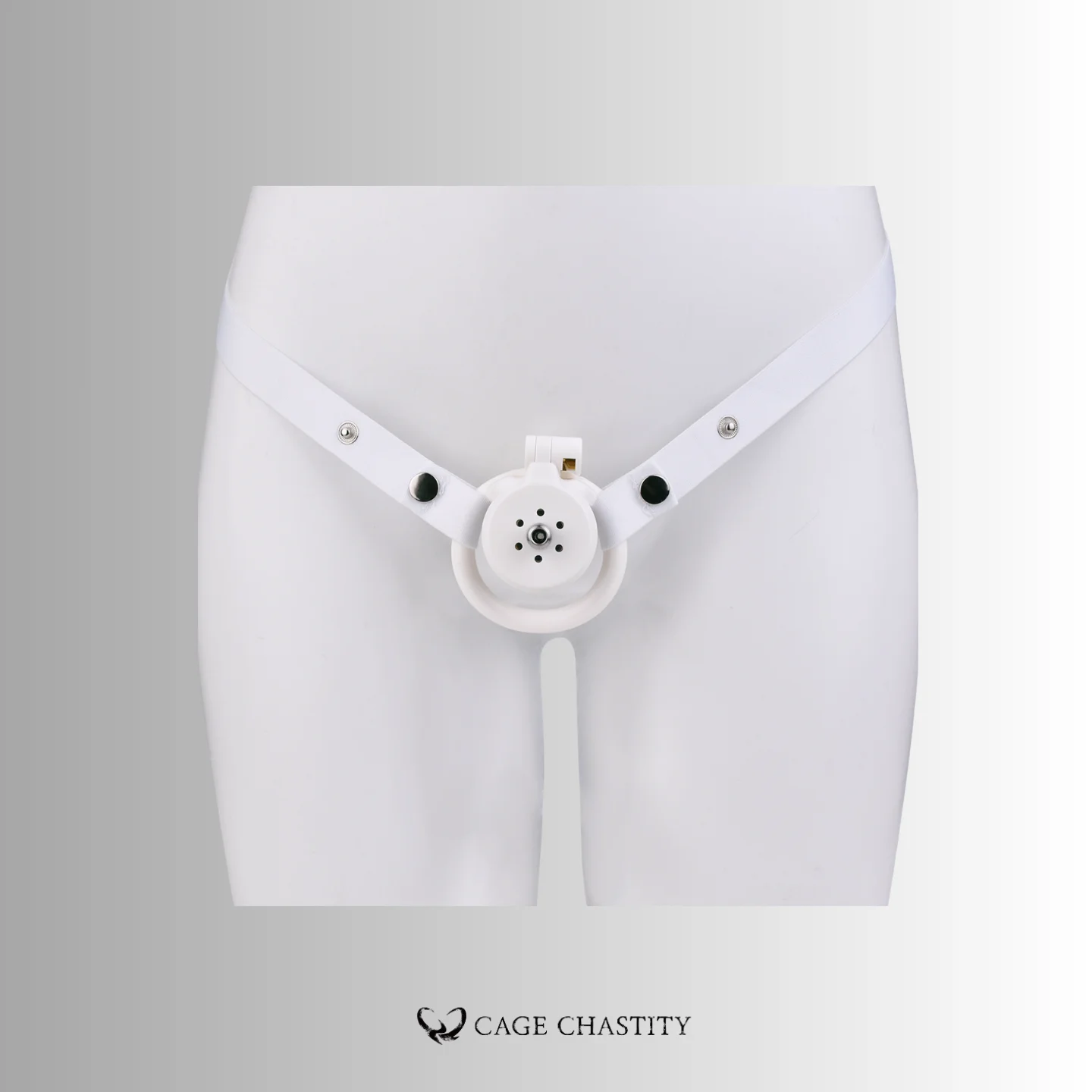 White 3-in-1 Modular Chastity Cage – CCK1020
