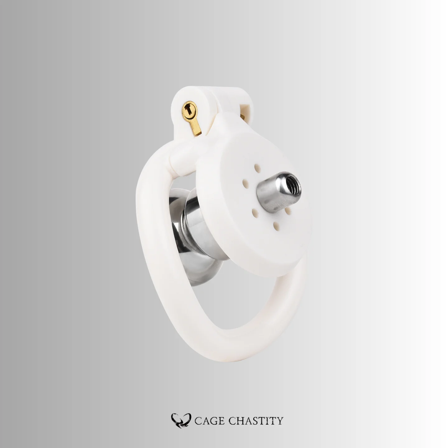 White 3-in-1 Modular Chastity Cage – CCK1020
