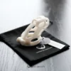 White Cobra Chastity Cage