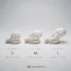 White Cobra Chastity Cage