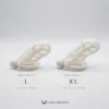 White Cobra Chastity Cage