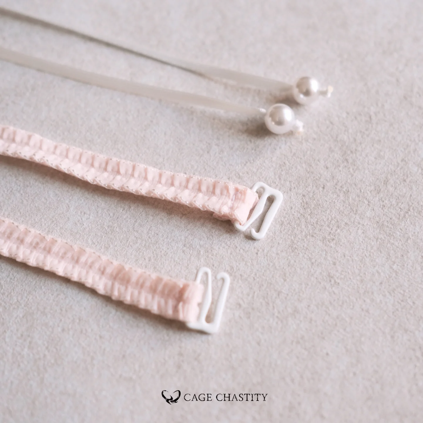 Blush Dream Elastic Support Strap – 0.39" (1 cm) Width