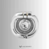 Steel Chastity Dome with Split Ring (Optional Curved Tube) – LK10
