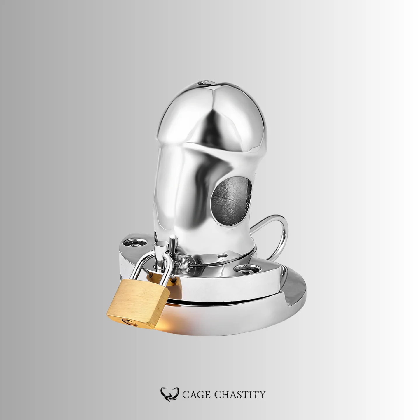 Heavy Solid Dome Ball Stretcher Chastity Cage – LK02
