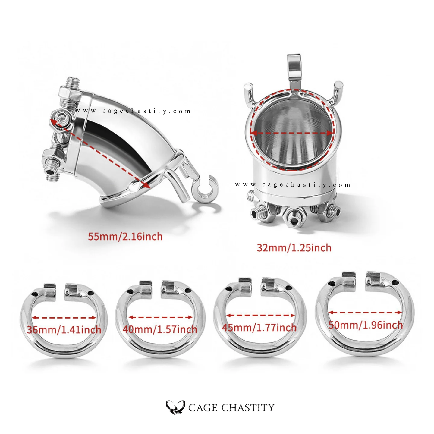 Spike Control Chastity Cage – LK04