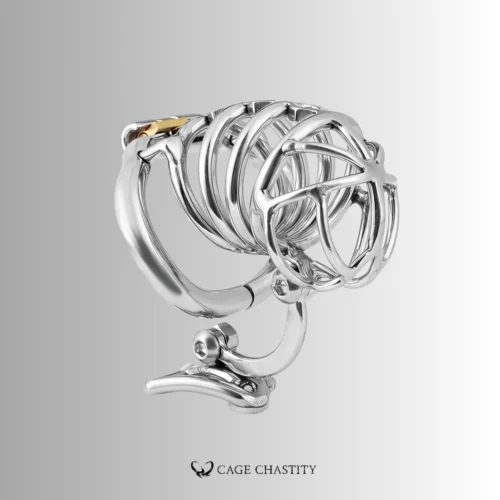 Ball Divider Chastity Cage – Adjustable Spike Pressure – LK05