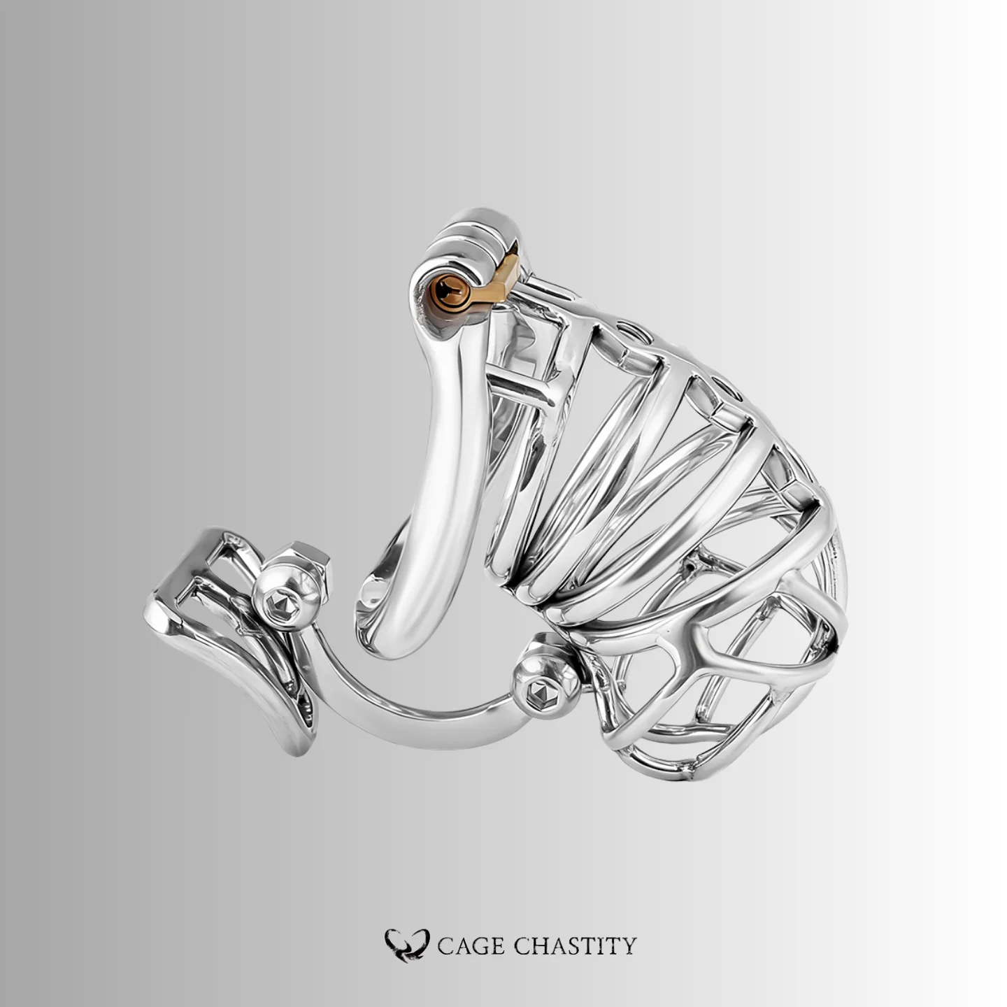 Ball Divider Chastity Cage – Adjustable Spike Pressure – LK05
