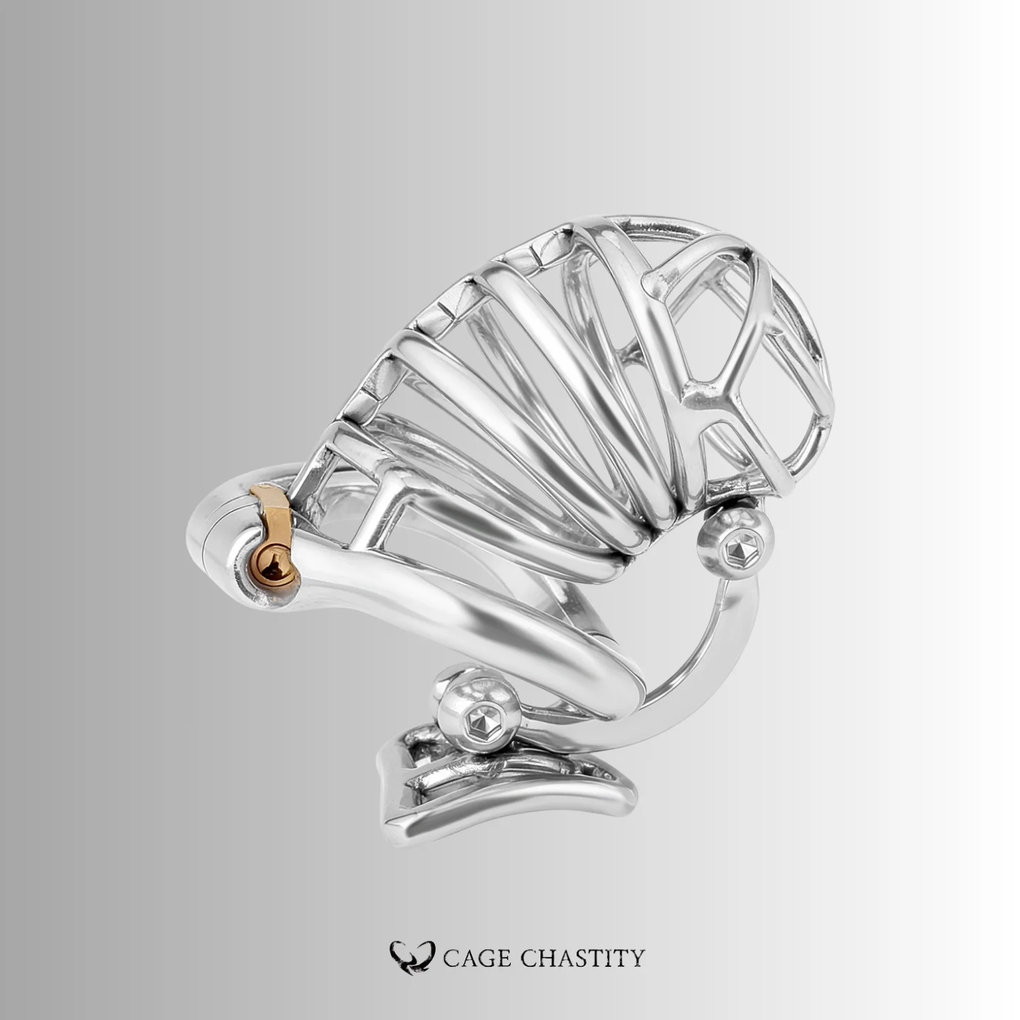 Ball Divider Chastity Cage – Adjustable Spike Pressure – LK05