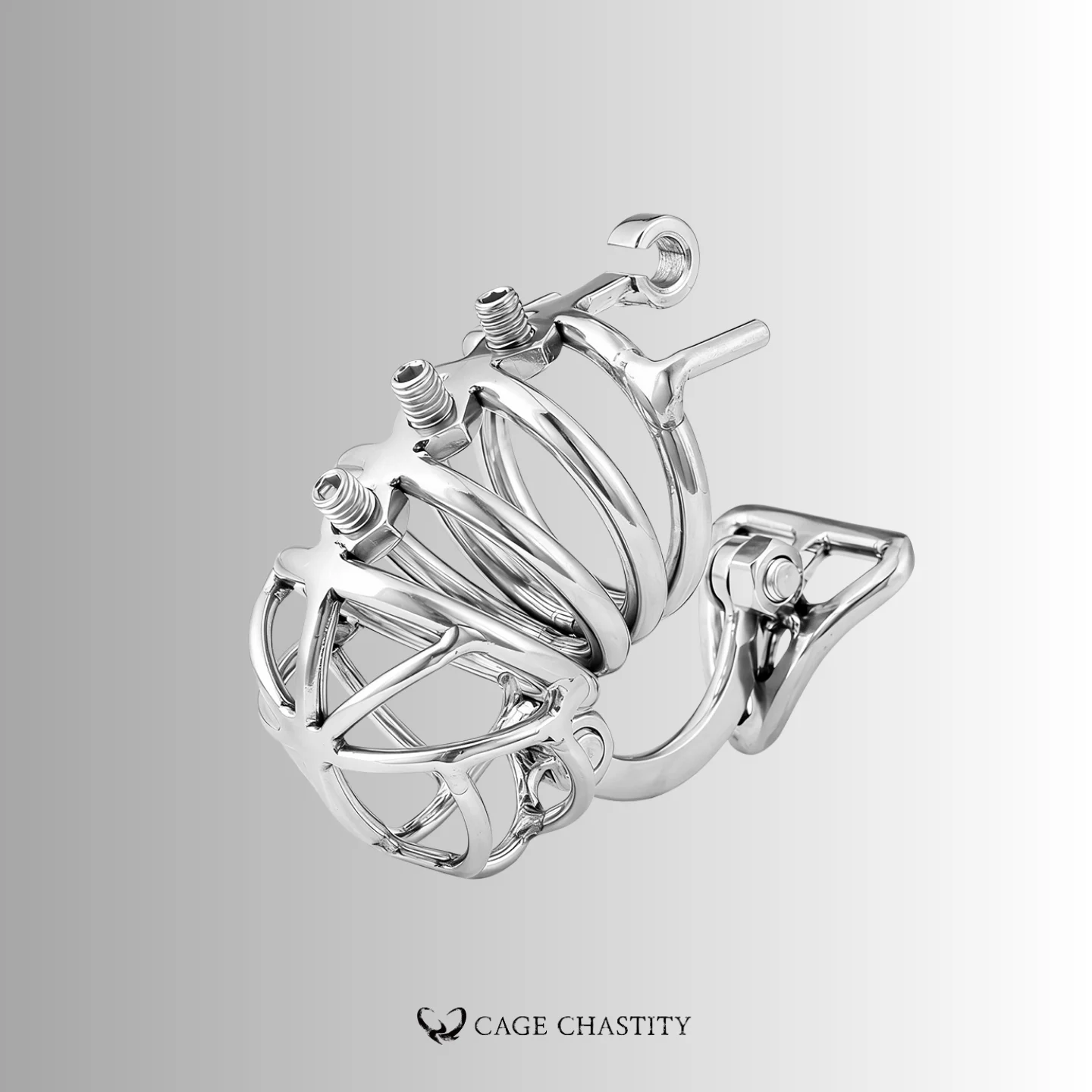 Ball Divider Chastity Cage – Adjustable Spike Pressure – LK05