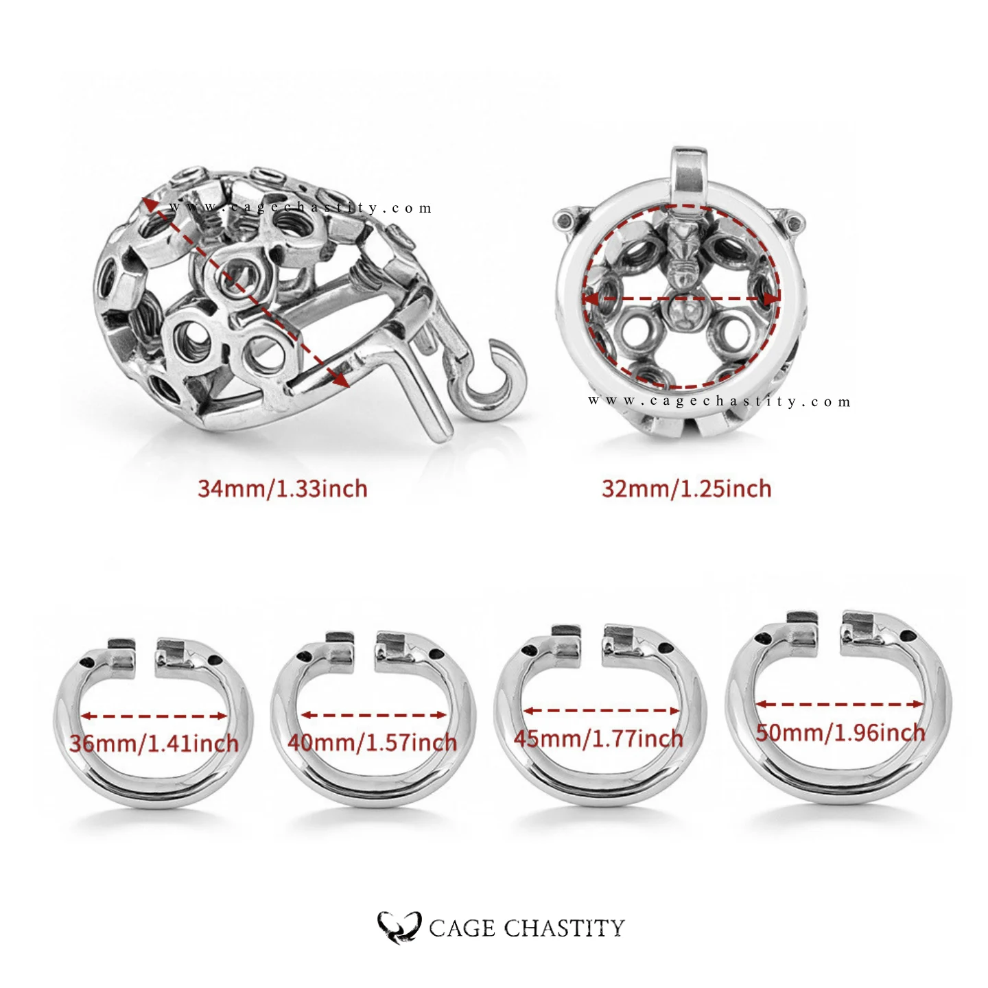 Short CBT Cage – Adjustable Spike Control – LK06