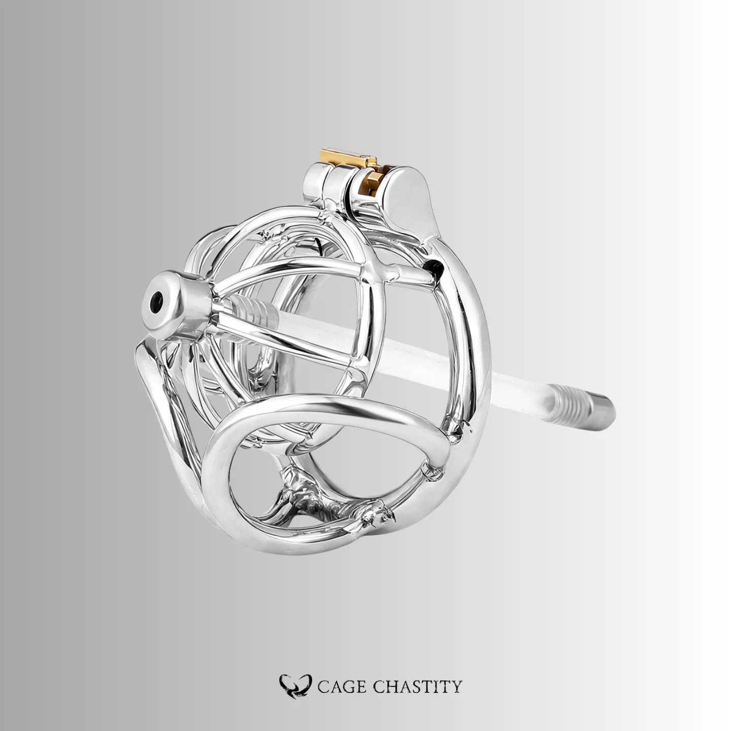 No Escape Chastity Cage – Ball Divider Control – LK08