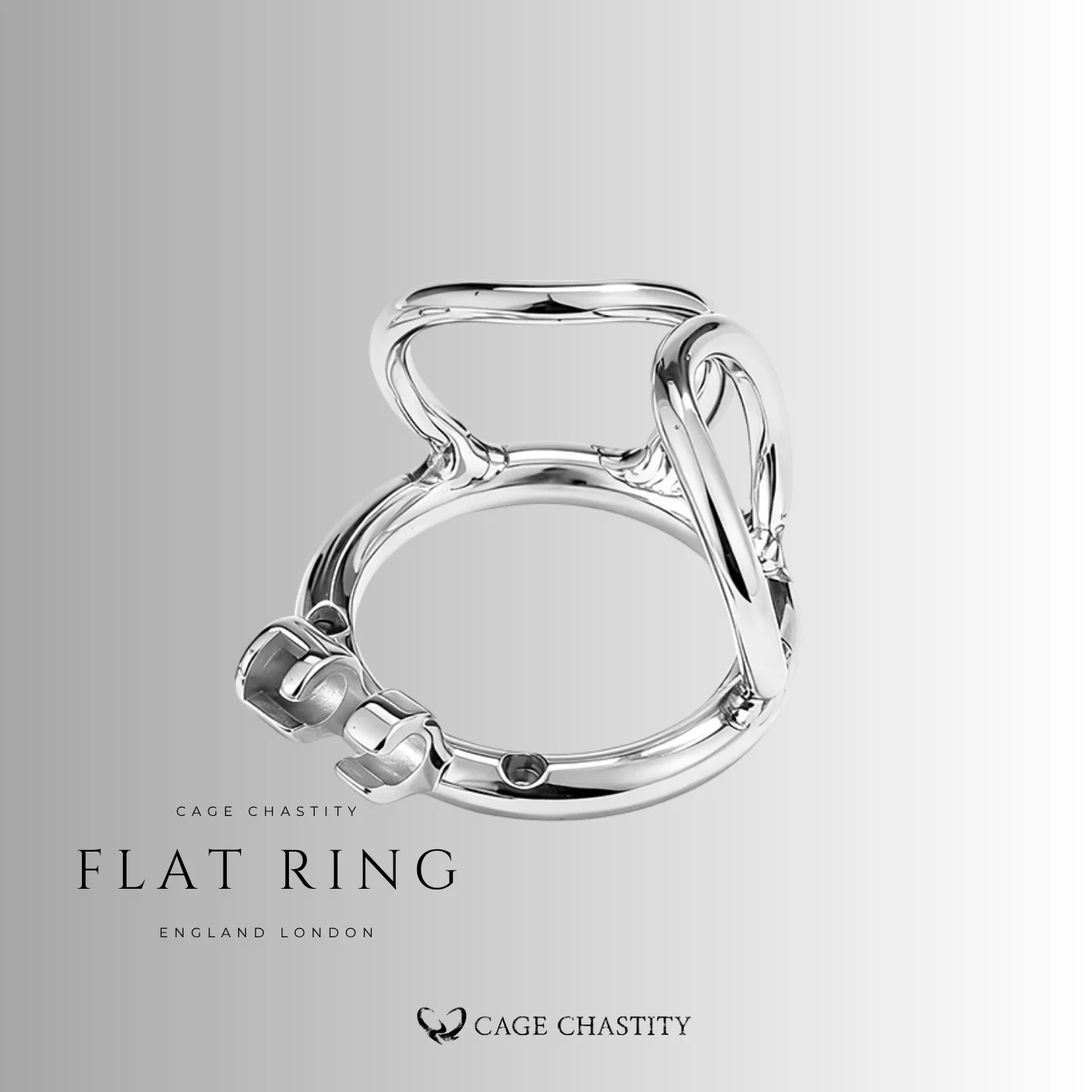 No Escape Chastity Cage – Ball Divider Control – LK08